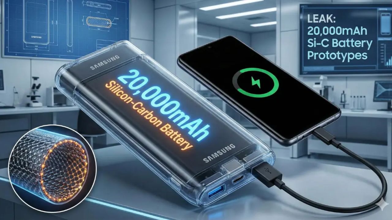 Samsung 20000mAh Battery Smartphone: శాంసంగ్ ప్రకంపనలు.. 20000mAh బ్యాటరీతో స్మార్ట్‌ఫోన్.. ఎంత వాడిన చావదు ఇది..!