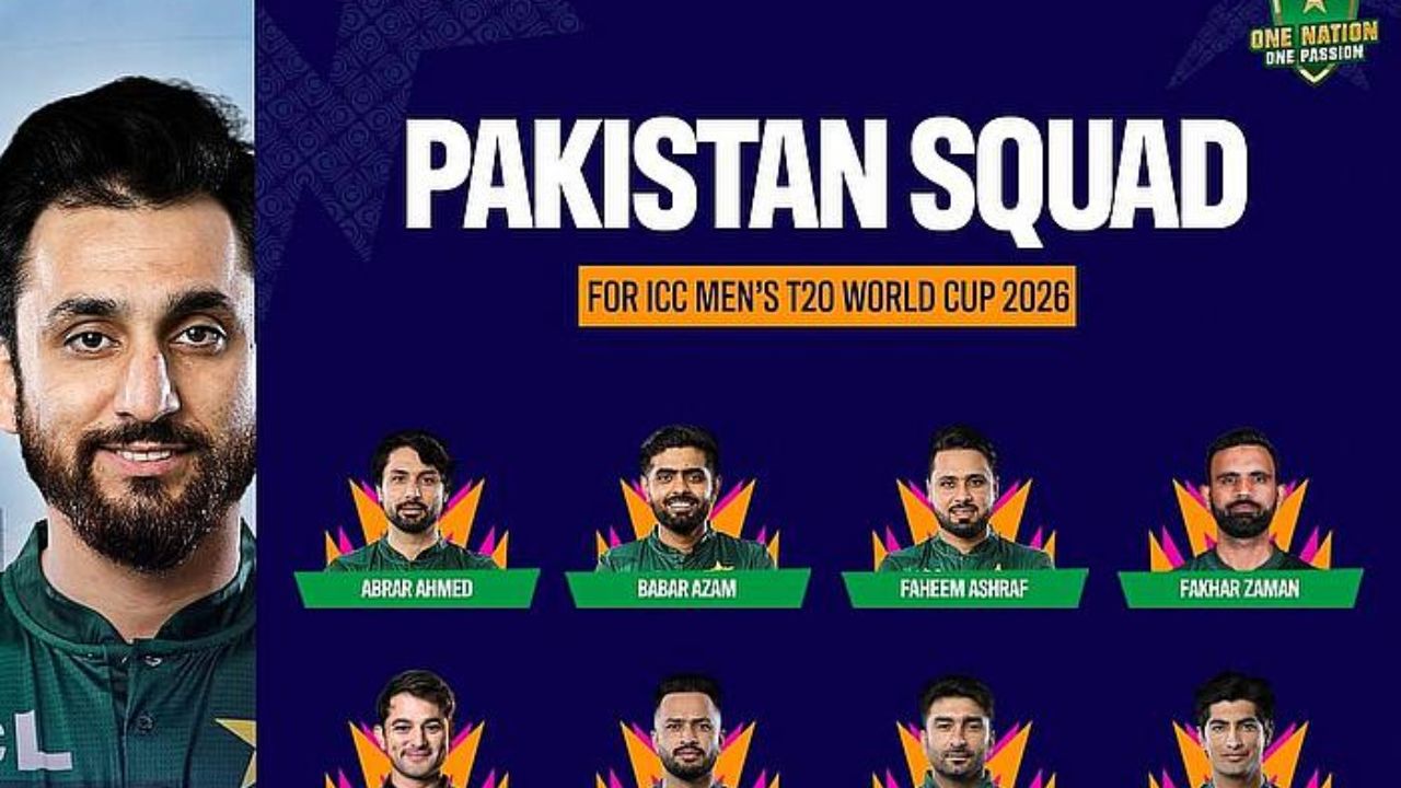 ICC Men's T20 World Cup: టీ20 ప్రపంచకప్ పాకిస్థాన్ టీమ్ అనౌన్స్.. స్టార్ట్ ప్లేయర్లకు షాక్.. !