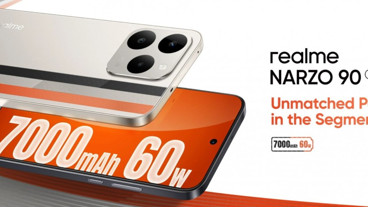 Realme Narzo 90 5G: పవర్ ప్యాక్డ్ పర్ఫార్మెన్స్.. రూ.15,499 కే అదిరిపోయే డిస్‌ప్లే, 7000mAh బ్యాటరీతో రియల్‌మీ నార్జో 5G..!