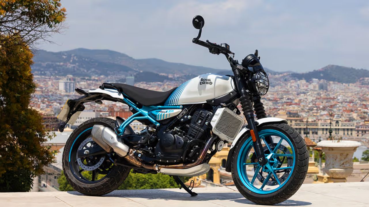 royal enfield guerrilla 450 shadow ash: భలే ఉంది భయ్యా కొత్త బైక్.. గెరిల్లా 450 స్పోర్టీ లుక్.. నయా డిజైన్.. ధర ఎంతంటే..?