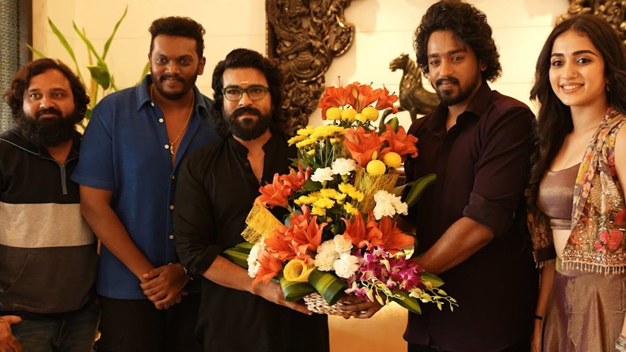ram charan: ‘మోగ్లీ’ టీంతో గ్లోబల్ స్టార్ రామ్ చరణ్