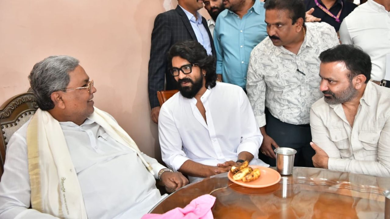 ram charan: కర్ణాటక సీఎంతో రామ్ చరణ్ భేటీ.. ఎందుకంటే..!