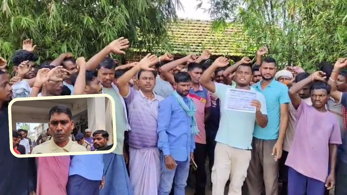 డప్పు చప్పుళ్లతో గ్రామస్థుల వినూత్న నిరసన!