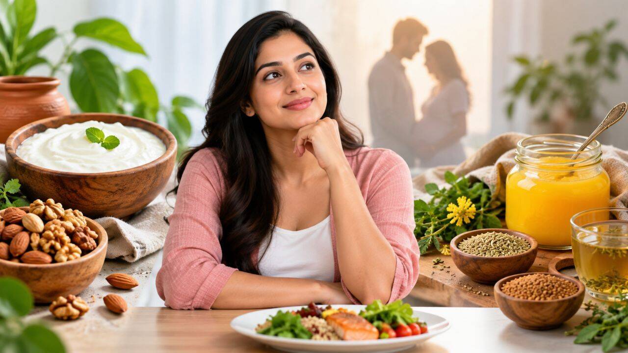 పెళ్లి తర్వాత గర్భం దాల్చాలంటే ఆహారం ఎలా ఉండాలి?