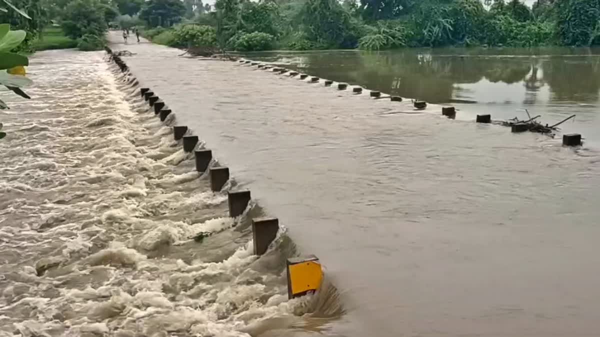 పాలేరు వాగుపై వర్ష ప్రభావం