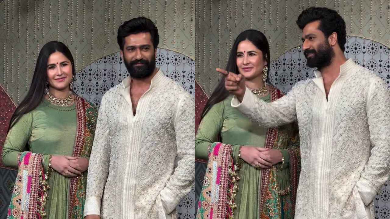 కత్రినా కైఫ్ కొత్త మామీ గ్లో.. వికీ కౌశల్‌తో కలిసి అంబానీ గణేష్ చతుర్థి వేడుకలకు హాజరైన కత్రినా