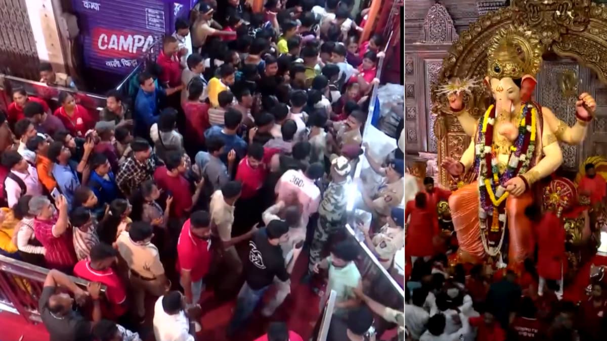 లాల్బాగ్ చరిత్రలో మూడో రోజు దర్శనం ఎలా ఉంటుందో తెలుసుకోండి
