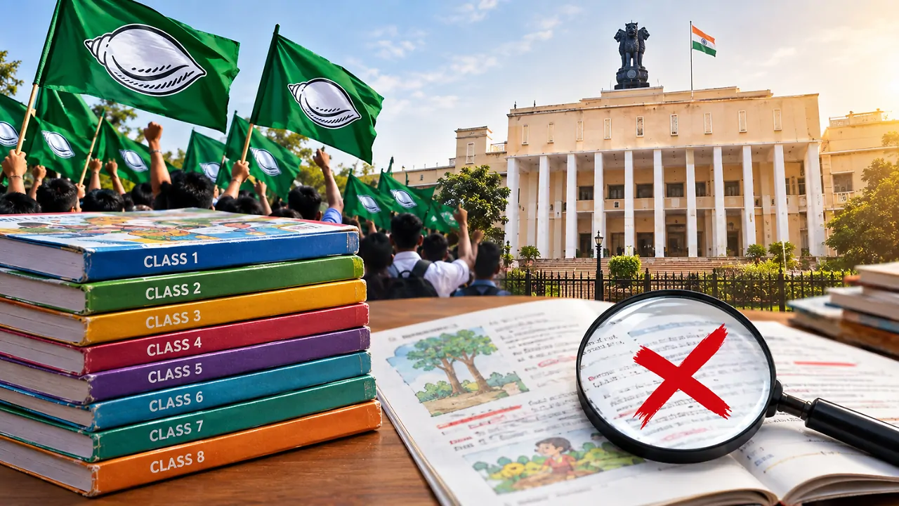 పాఠ్య పుస్తకాల లోపాలపై ఒడిశా అసెంబ్లీని గేరావ్ చేయనున్న బీజేడీ విద్యార్థి విభాగాలు పాఠ్య పుస్తకాల లోపాలపై ఒడిశా అసెంబ్లీని గేరావ్ చేయనున్న బీజేడీ విద్యార్థి విభాగాలు