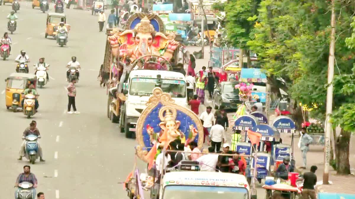 భాగ్యనగరంలో గణేశ్ నిమజ్జనాలు - ప్రత్యక్షప్రసారం