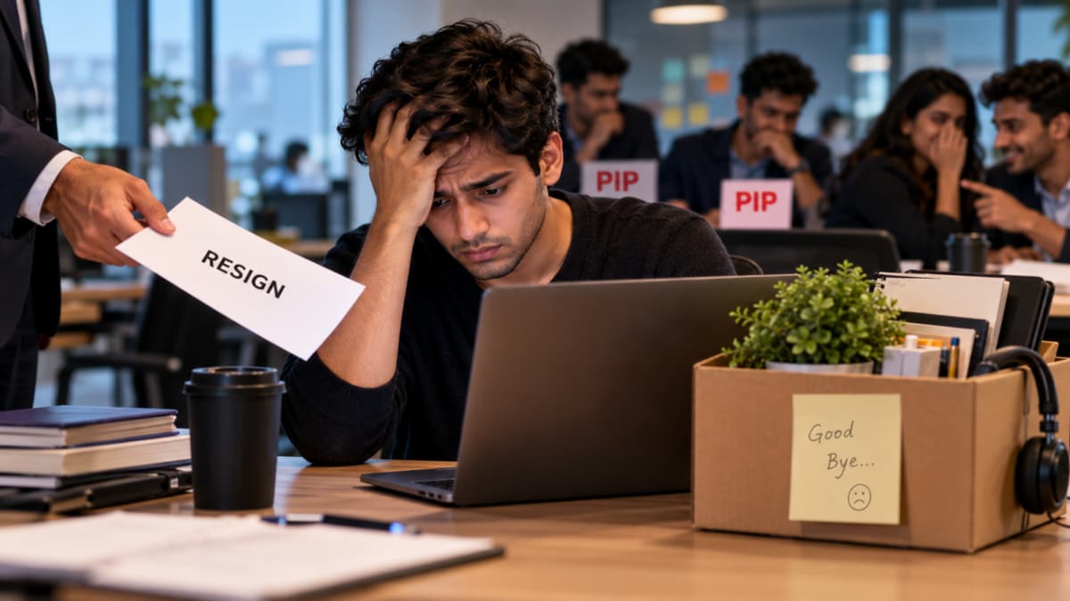 ఒక టెకీకి తొమ్మిది నెలల తర్వాత రాజీనామా చేయమని చెప్పడం పై చర్చలు