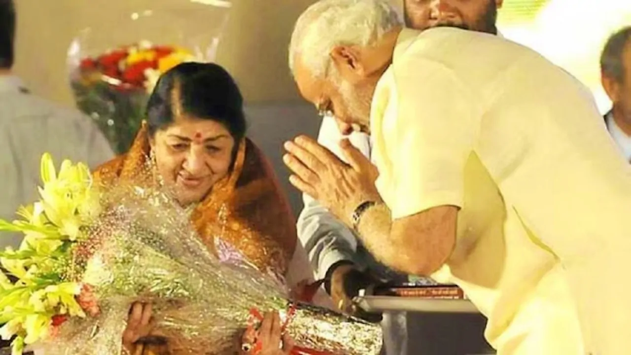 ప్రధాని మోదీ లతా మంగేష్కర్‌కు నివాళులు అర్పించారు