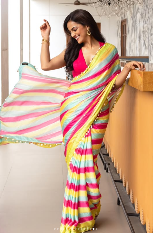 Shraddha Srinath: శారీలో శ్రద్ధా శ్రీనాథ్ హోయలు.. ఫొటోలు వైరల్