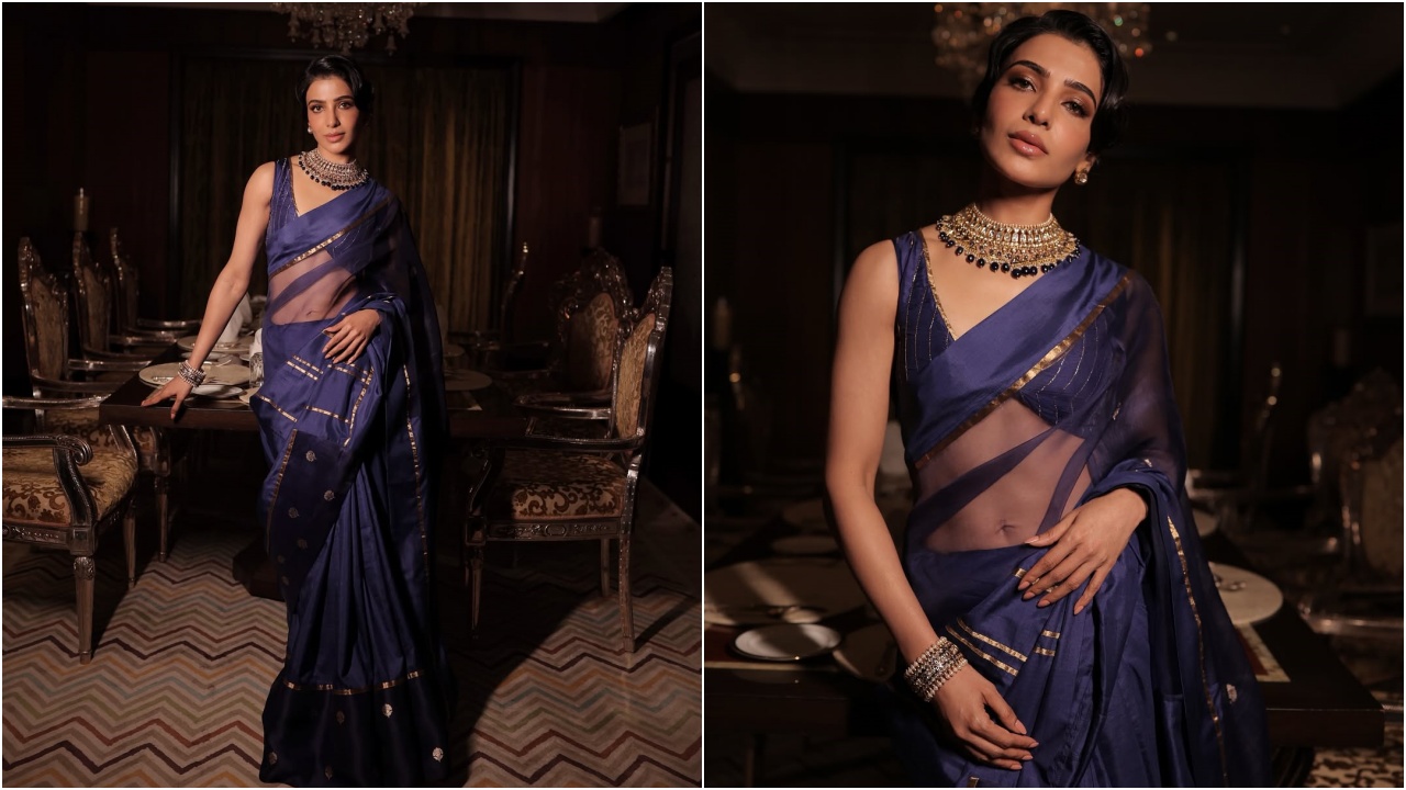 చీరకట్టులో సమంత తళుకు బెళుకులు