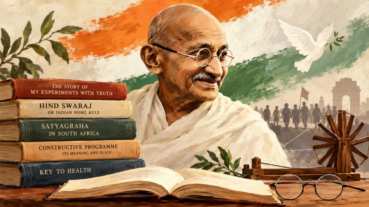 మహాత్మా గాంధీ రాసిన 5 పుస్తకాలు మీ చదువుల జాబితాలో చేర్చుకోవాలి – general మహాత్మా గాంధీ రాసిన 5 పుస్తకాలు మీ చదువుల జాబితాలో చేర్చుకోవాలి – general