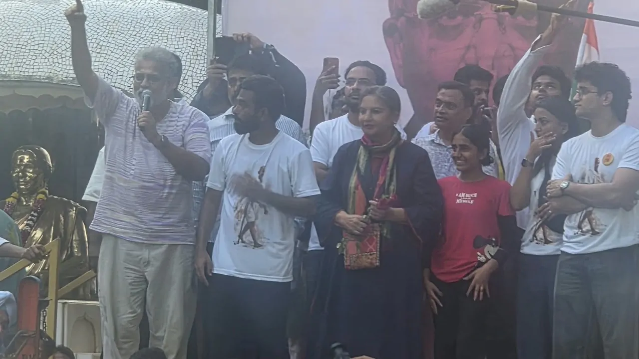 ముంబైలోని శివాజీ పార్క్లో షబానా ఆజ్మీ ప్రసంగం – general ముంబైలోని శివాజీ పార్క్లో షబానా ఆజ్మీ ప్రసంగం – general