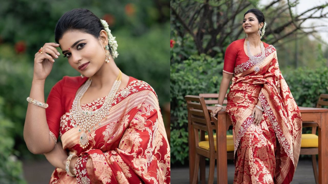 Aishwarya Rajesh: చిరకట్టులో చూడచక్కని చందమామ.. ట్రెడిషనల్ లుక్‌తో అచ్చం మహాలక్ష్మీనే..!