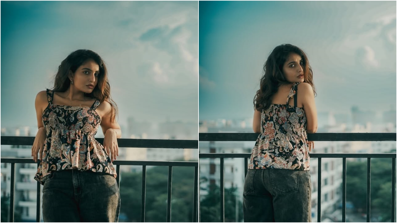 ట్రెండీ లుక్‌లో అన‌న్య నాగ‌ళ్ల ఫోజులు