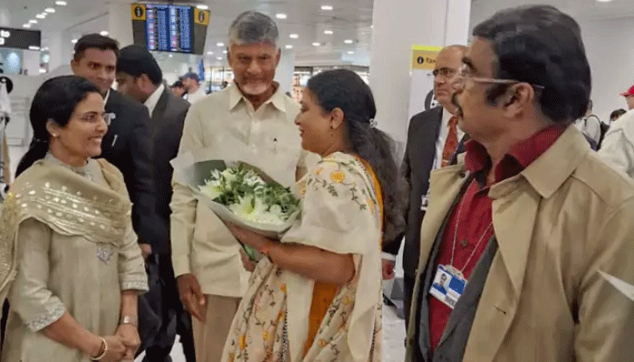 Chandrababu: సీఎం చంద్రబాబు దంపతులకు లండన్‌లో ఘన స్వాగతం