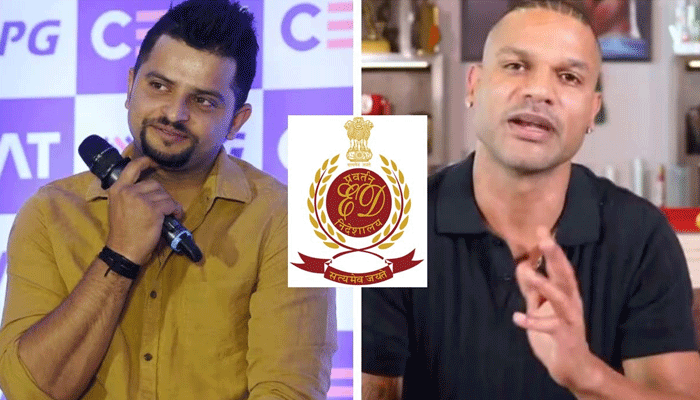 Enforcement Directorate: సురేశ్ రైనా, శిఖర్ ధావన్కు ఈడీ షాక్.. బెట్టింగ్ యాప్ కేసులో ఆస్తులు జప్తు