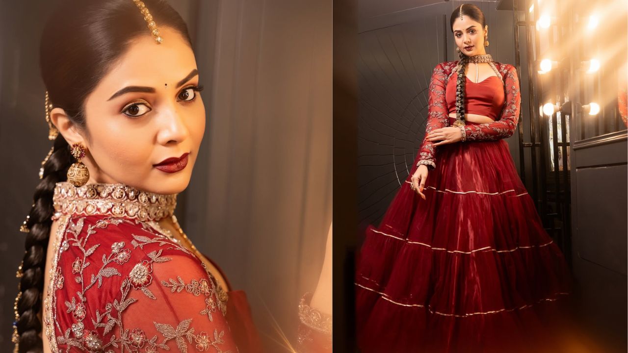 Srimukhi: రెడ్ క్రాప్‌టాప్‌లో మెరిసిపోతున్నశ్రీముఖి