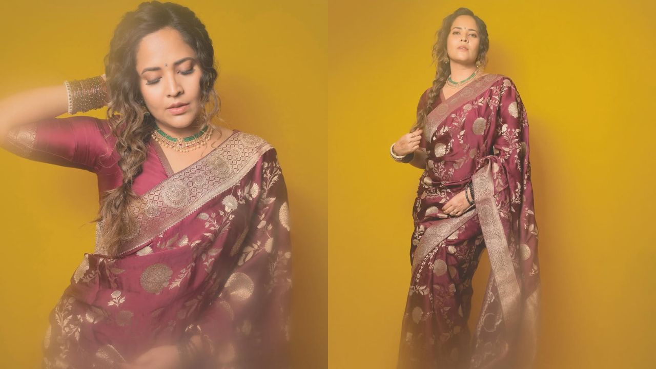 Anasuya bharadwaj: చీరకట్టులో వయ్యారాలు పోతున్న అనసూయ భరద్వాజ్