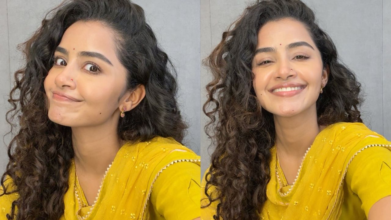 Anupama parameswaran: ఎల్లో చుడిదార్లో మెరిసిన అనుపమ పరమేశ్వరన్
