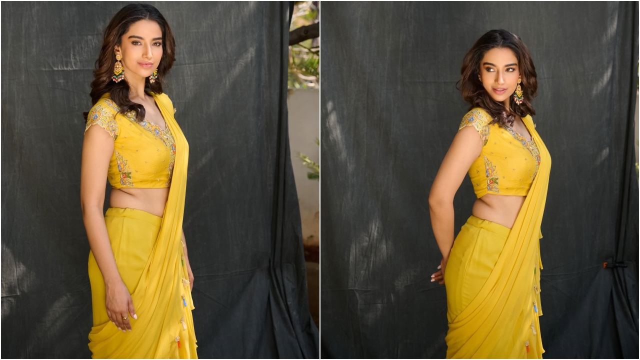 నడుము ఒంపుల‌తో క‌విస్తోన్న‌ మీనాక్షి చౌద‌రి