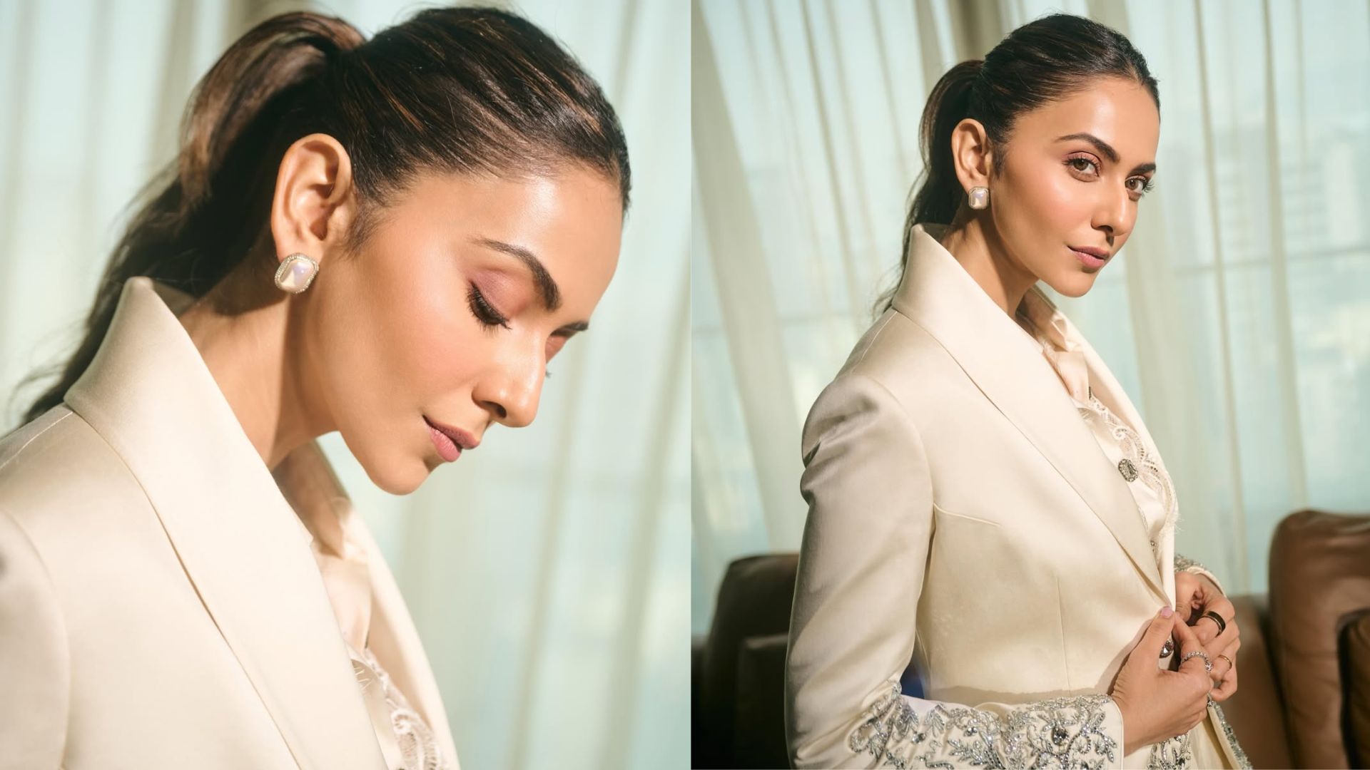 Rakul Preeth Singh: వైట్ స్టైలిష్ డ్రెస్‌లో హీటెక్కిస్తున్న రకుల్ ప్రీత్