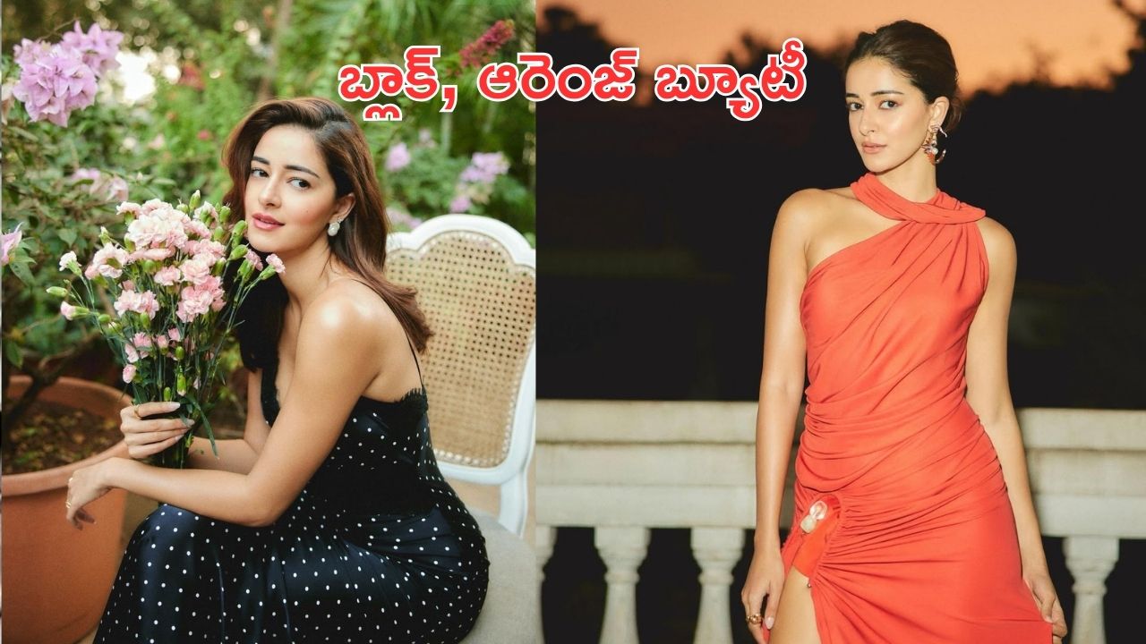 Ananya Panday: ఆరెంజ్ కలర్ డ్రెస్లో మెరిసిన అనన్య