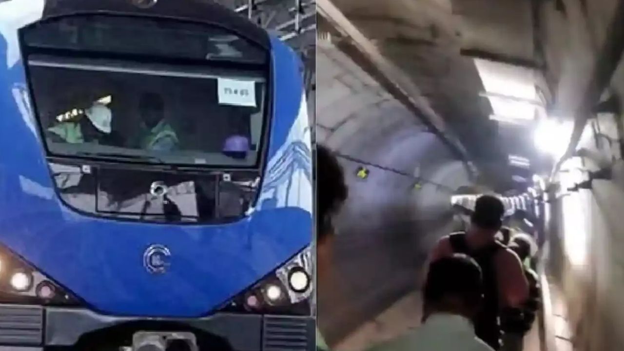 Chennai Metro: చెన్నై సొరంగంలో సడన్‌గా నిలిచిపోయిన మెట్రో రైలు