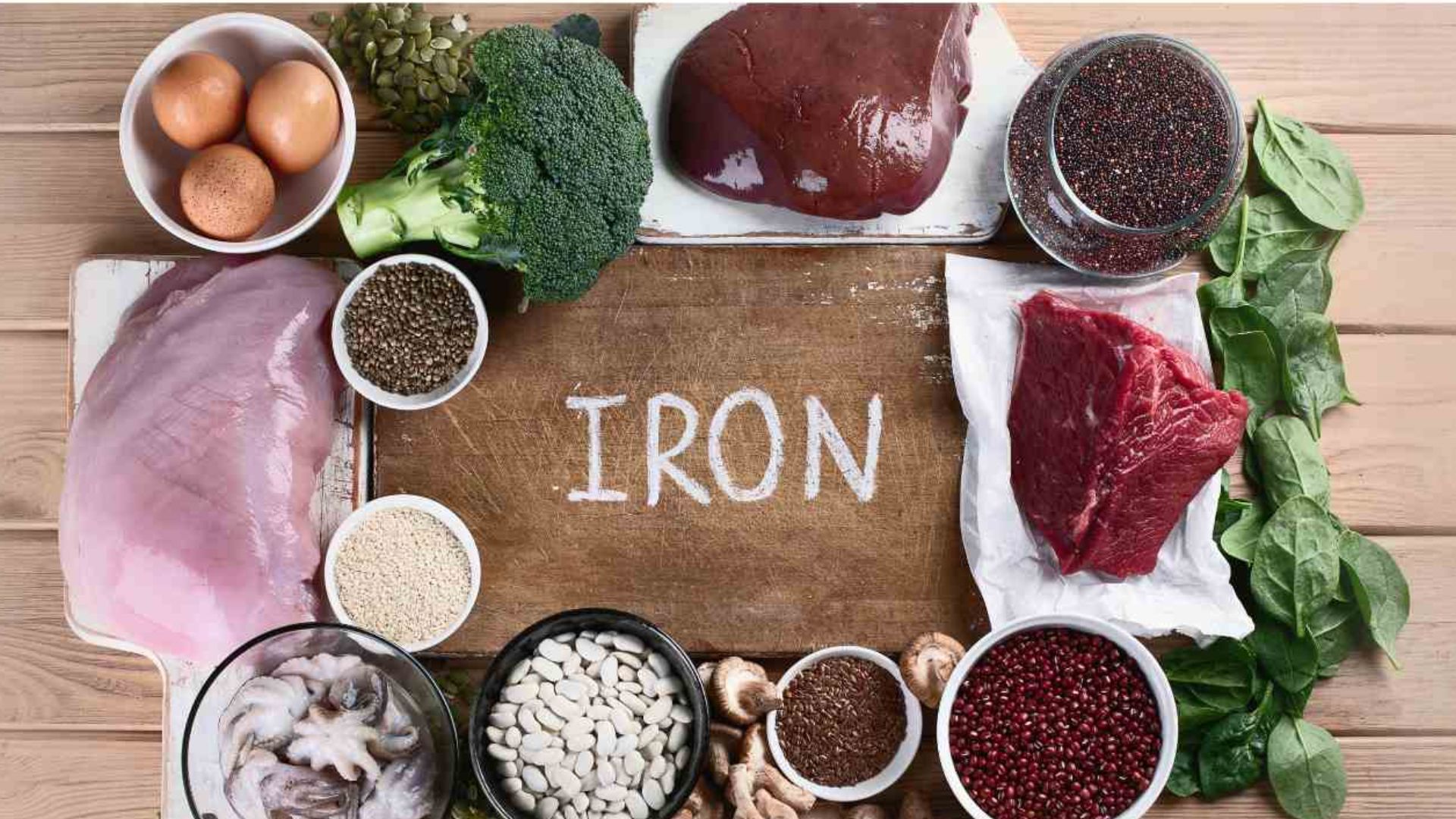 Foods For Iron: మీ శరీరంలో ఐరన్ తక్కువగా ఉందా..? అయితే ఈ ఆహారాలను తీసుకోండి..!!