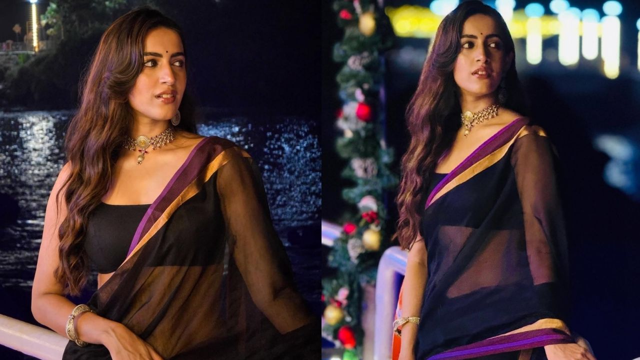 Niharika Konidela: చీరలో అందాల ముద్దుగుమ్మ నిహారిక  స్టైలిష్ లుక్‌