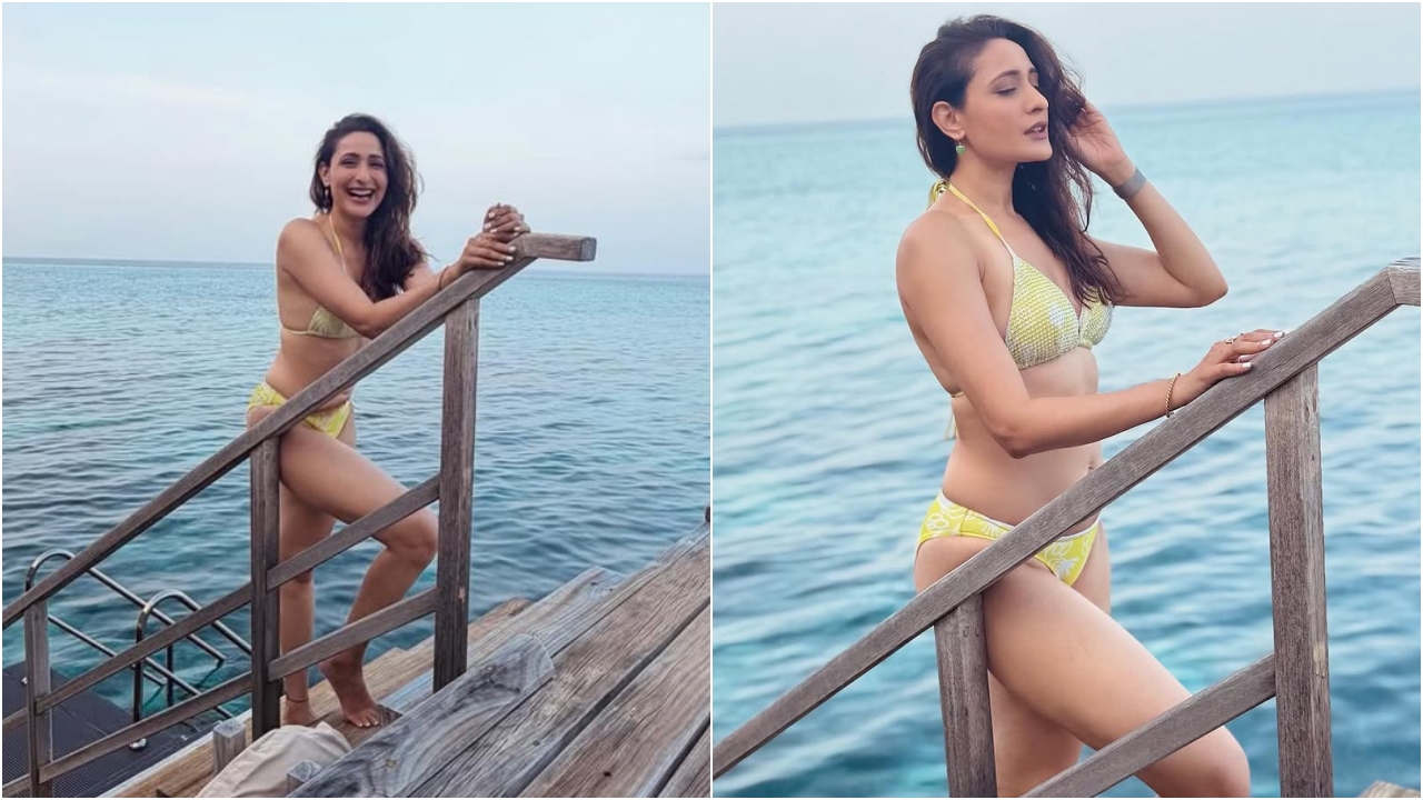 బికినీతో హార్ట్ బీట్ పెంచేస్తోన్న ప్ర‌గ్యా జైశ్వాల్