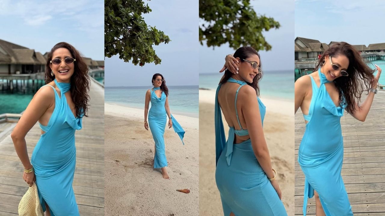 Pragya Jaiswal: బ్లూ కలర్ డ్రెస్‌లో మెరుస్తున్న ప్రగ్యా జైస్వాల్