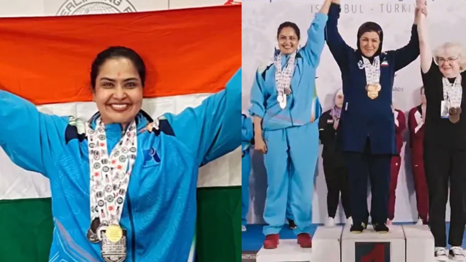 actress pragathi: పవర్‌ లిఫ్టింగ్‌లో నాలుగు పతకాలు సాధించిన నటి ప్రగతి