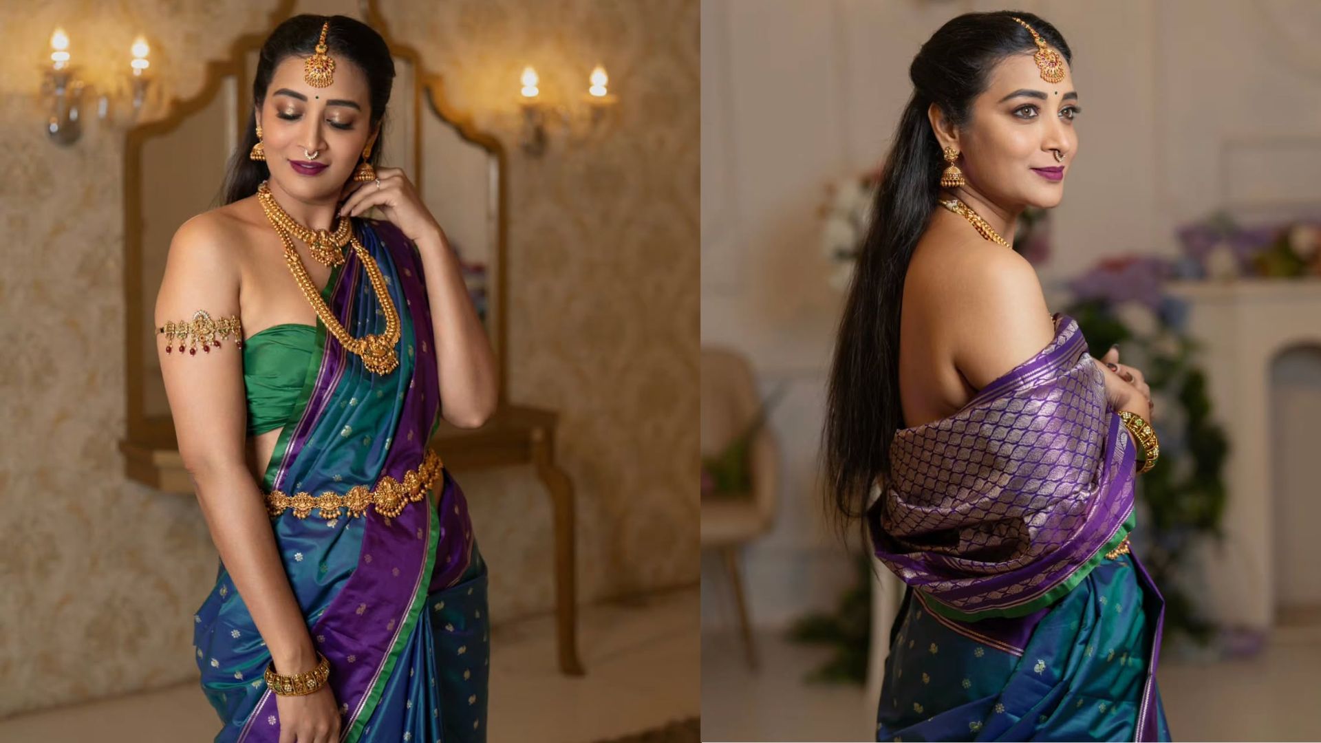 Anchor Bhanusri: పట్టుచీరలో యువరాణిలా బిగ్‌బాస్ బ్యూటీ భానుశ్రీ.. ఫొటోలు వైరల్